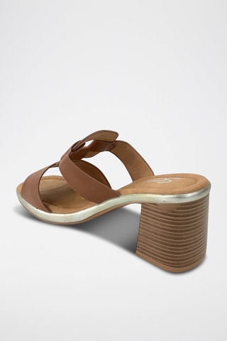 Sandalias de tacón - Camel