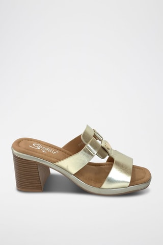 Sandalias de tacón - Dorado