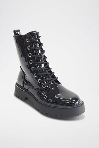 Botines con brillo - Negro