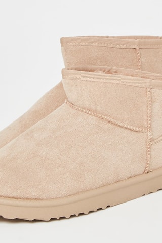 Botines forrados - Beige
