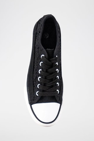 Zapatillas con plataforma - Negro
