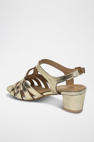 Sandalias de tacón - Dorado