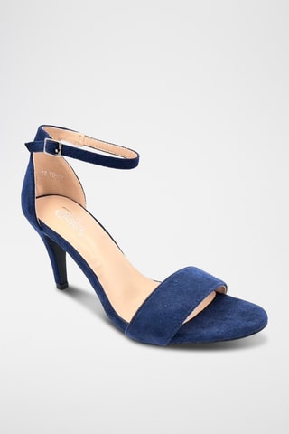 Sandalias de tacón - Azul marino