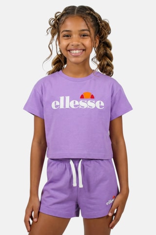2 camisetas y shorts - Violeta