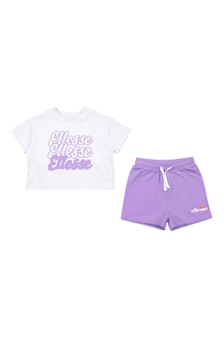 2 camisetas y short - Violeta