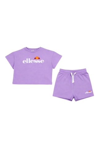 2 camisetas y short - Violeta