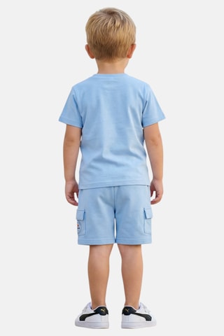 Camiseta y short - Azul