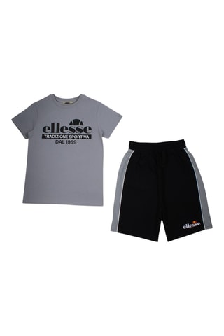 2 camisetas y short - Gris oscuro