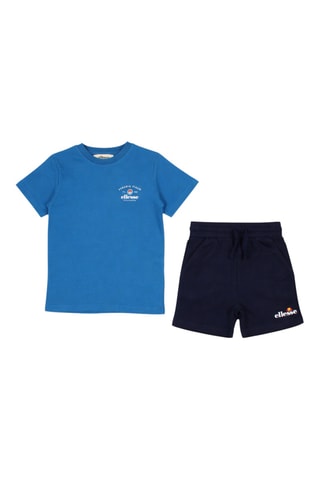 2 camisetas y short - Blanco y azul