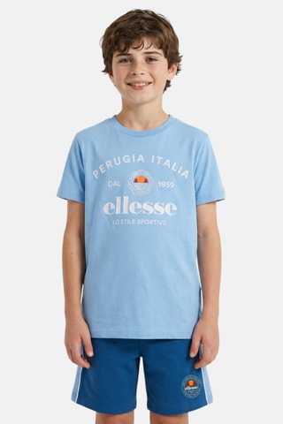 2 camisetas y short - Blanco y azul