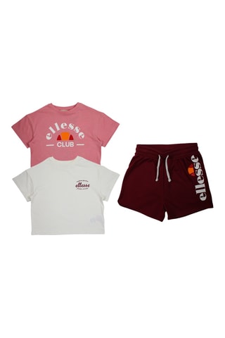 2 camisetas y short - Rosa claro