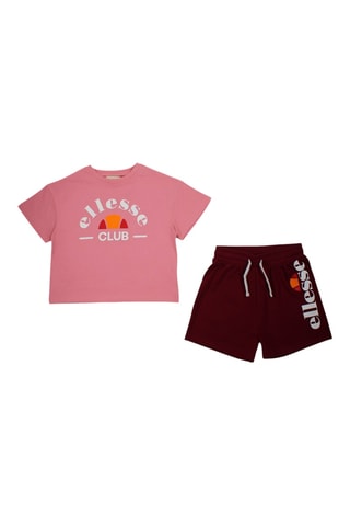 2 camisetas y short - Rosa claro