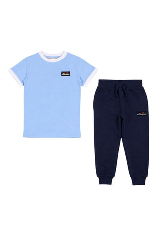 2 camisetas y pantalón de chándal - Blanco