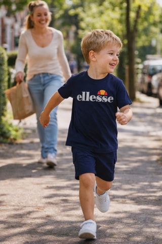 Camiseta y short - Azul marino