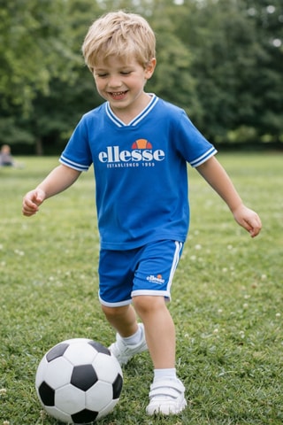 Camiseta y short - Azul