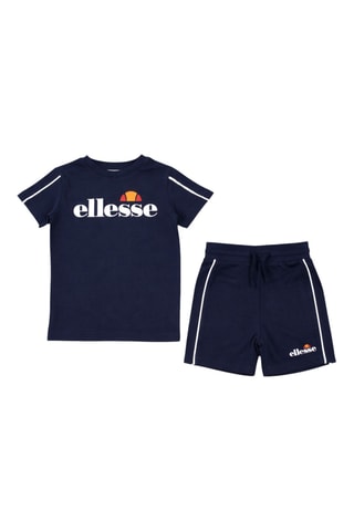 2 camisetas y short - Blanco y azul marino