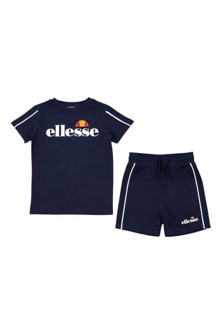 2 camisetas y short - Blanco y azul marino