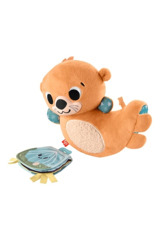 Peluche loutre 2-en-1 pour jeu à plat ventre - Dès la naissance