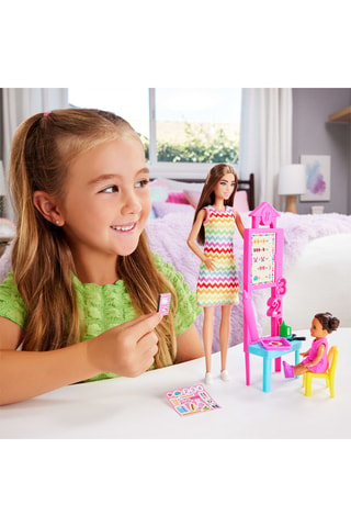 Poupée maîtresse d'école et son élève Barbie® - Dès 3 ans
