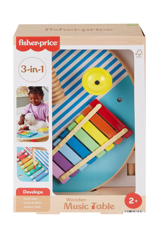 Table musicale en bois Fisher-Price - Dès 2 ans