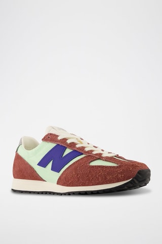 Baskets en nubuck 471 - Vert