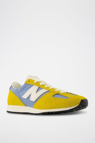 Baskets en nubuck 471 - Moutarde