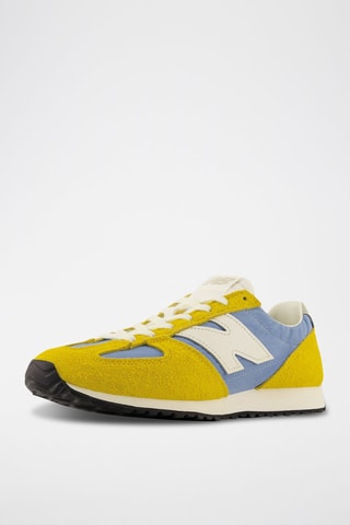 Baskets en nubuck 471 - Moutarde