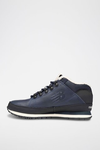 Baskets fourrées en cuir 754 - Bleu marine