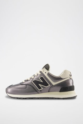 Baskets en cuir 574 - Gris