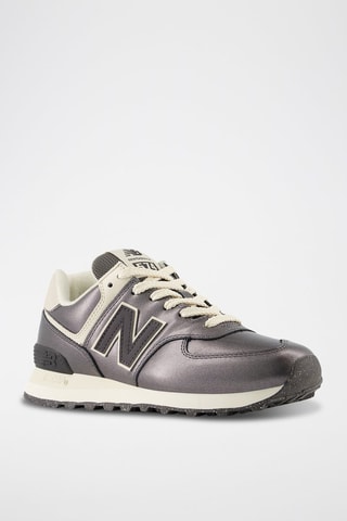 Baskets en cuir 574 - Gris