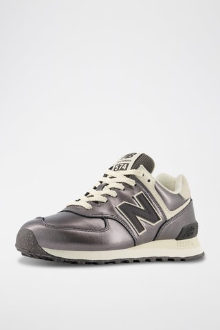 Baskets en cuir 574 - Gris