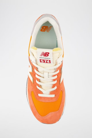 Baskets en nubuck 574 - Orange