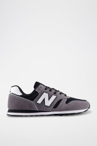 Sneakers en nubuck 373 - Gris clair