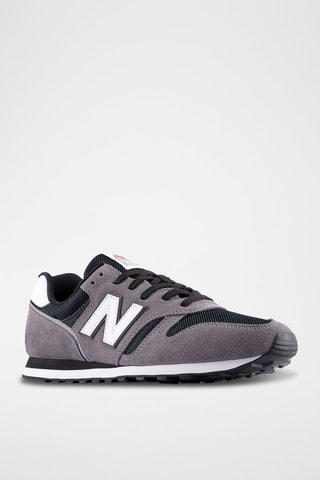 Sneakers en nubuck 373 - Gris clair