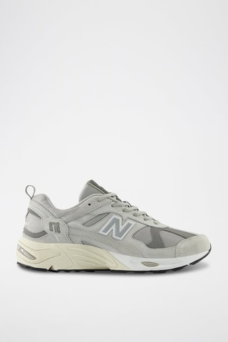 Sneakers en nubuck 878 - Gris clair
