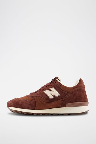 Sneakers en nubuck 475 - Marron