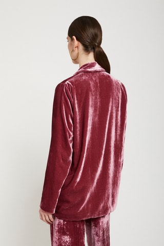 Veste en velours - Bordeaux