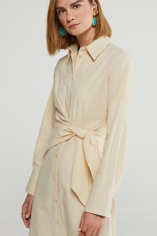 Robe chemise - Beige