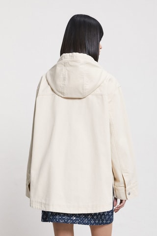 Veste à capuche - Beige