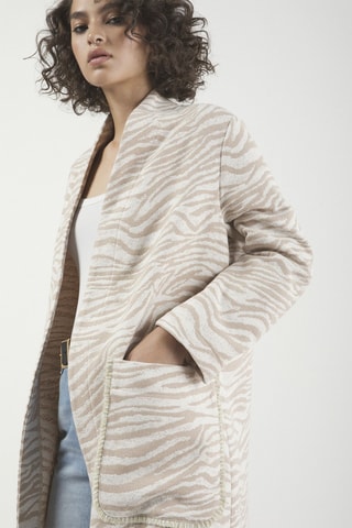 Gilet long - Beige