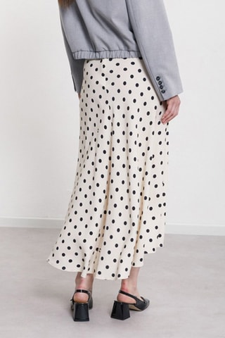 Jupe midi - Blanc