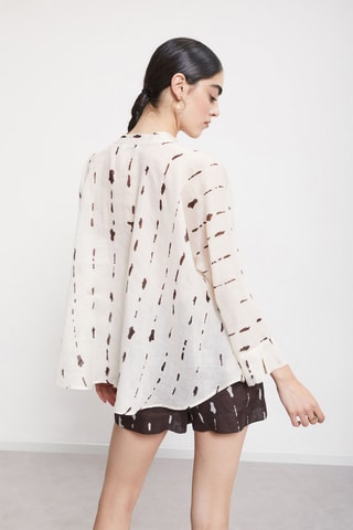 Blouse en ramie - Blanc