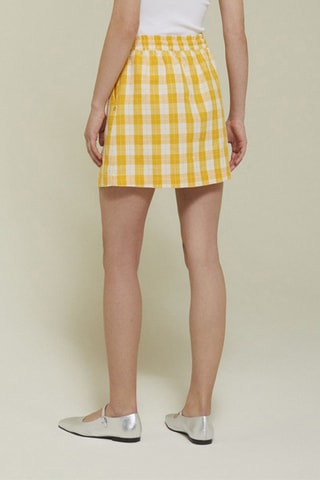 Short en lin - Écru