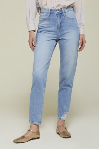 Jean taille haute - Multicolore