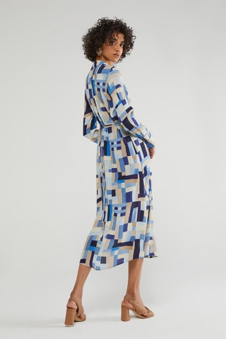 Robe chemise - Bleu