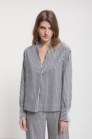 Blouse en lin - Multicolore