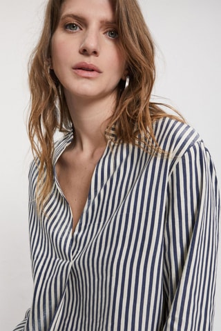 Blouse en lin - Multicolore