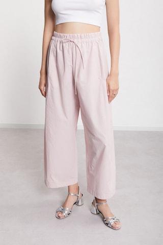 Pantalon 7/8 taille haute - Rose