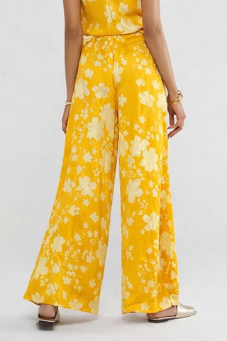Pantalon taille haute - Orange