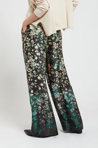 Pantalon taille haute - Multicolore